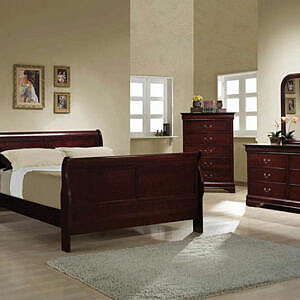 sleigh bedroom